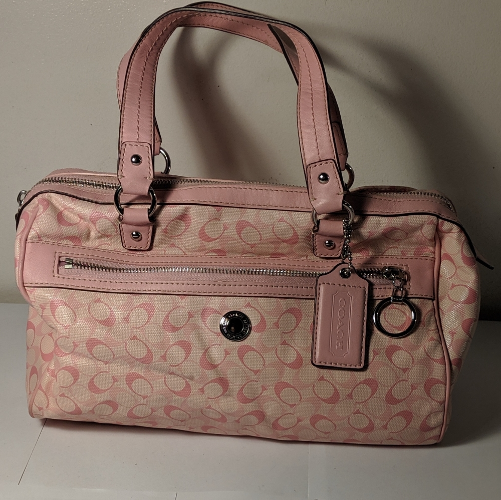 coach pink purse